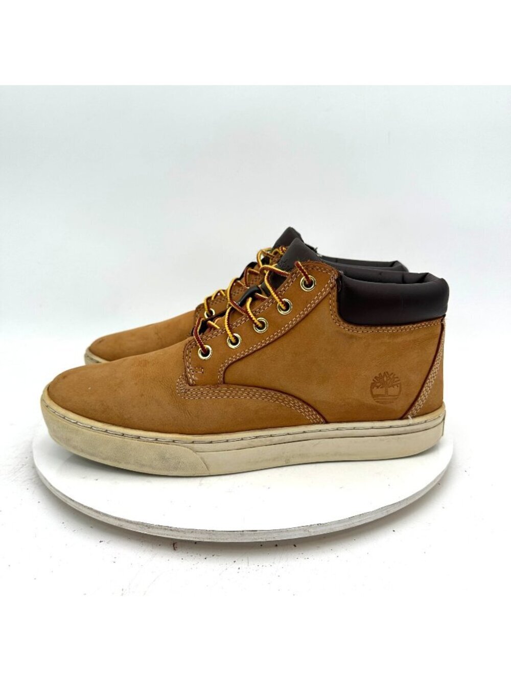 Timberland Men 8.5 Brown Redwood Leather Chukka Casual Boot